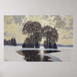 Poster Winter (por Vilhelms Purvitis)