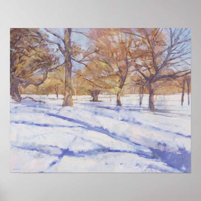 Poster Winter Richmond Park (Frente)