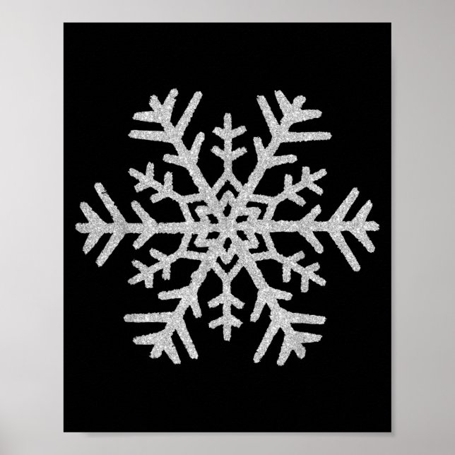 Poster Winter Snowflake Christmas Xmas Costumes Men Women (Frente)