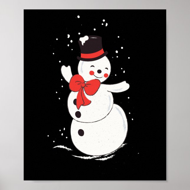Poster Winter Snowman (Frente)