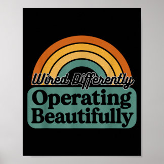 Poster Wired Differently Operating Beautifully 