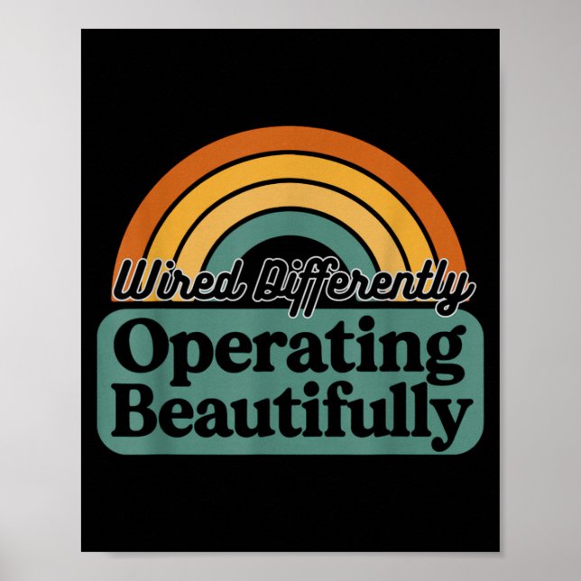 Poster Wired Differently Operating Beautifully  (Frente)
