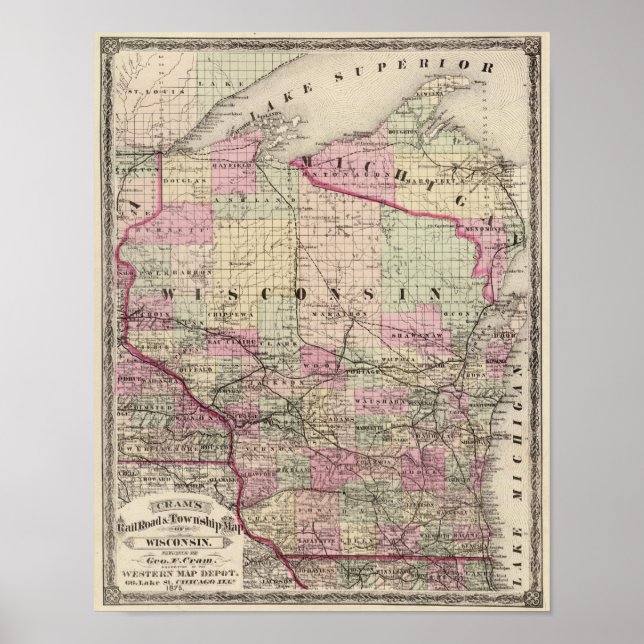 Pôster Wisconsin 8 (Frente)