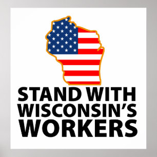 Poster Wisconsin Protests