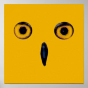 Poster Wise Old Owl Eyes