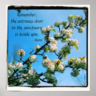 Pôster Wise Quotes Primavera Floral