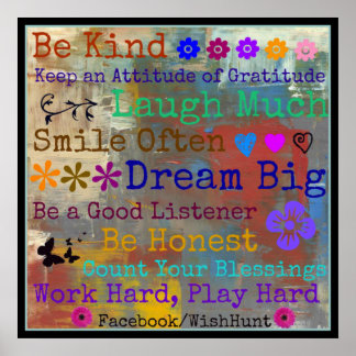 Poster WishHunt Motivacional de 24" x 24"