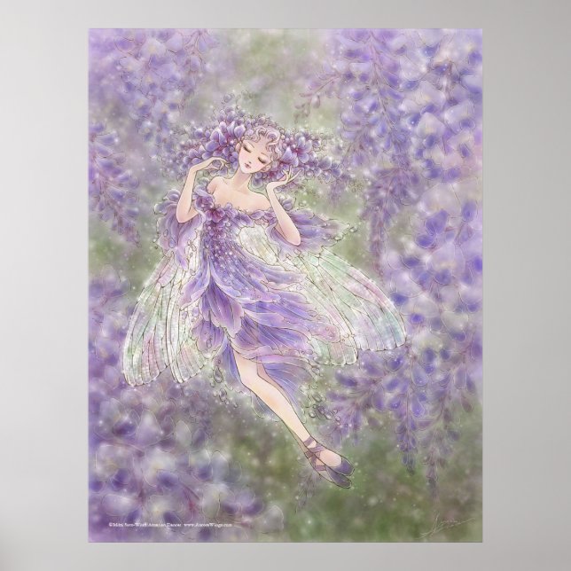 Poster Wisteria Art Print (Frente)