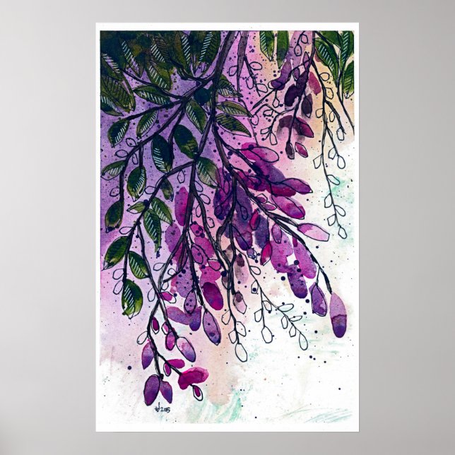 Poster Wisteria-ish (Frente)