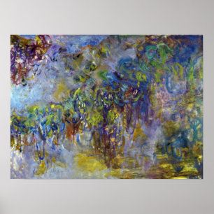 Pôster Wisteria (metade direita) por Claude Monet