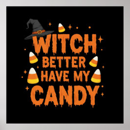 Poster Witch Candy Tee