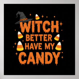 Poster Witch Candy Tee