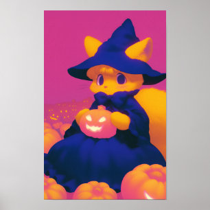Poster Witch Cat