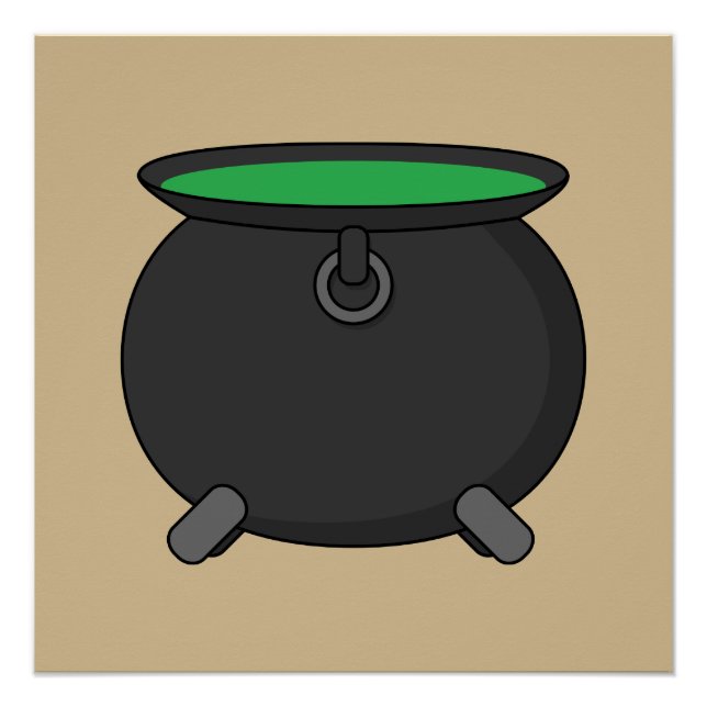 Pôster Witch Cauldron (Frente)
