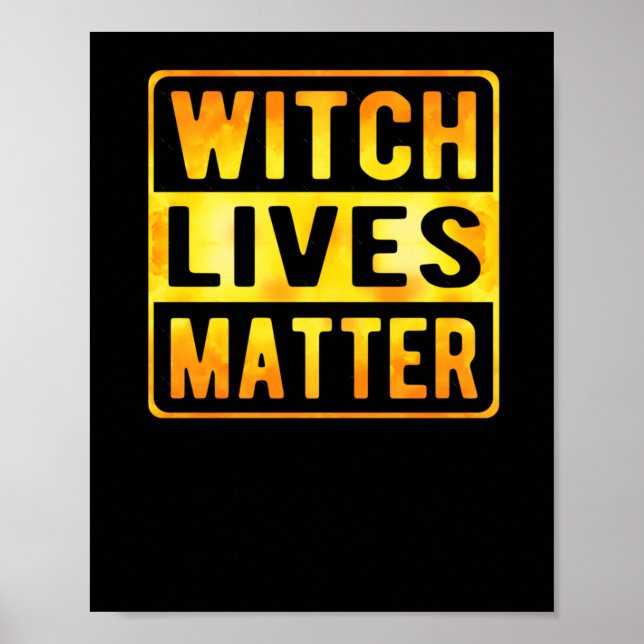 Poster Witch Vive Dia de as Bruxas engraçado Witch Meme W (Frente)