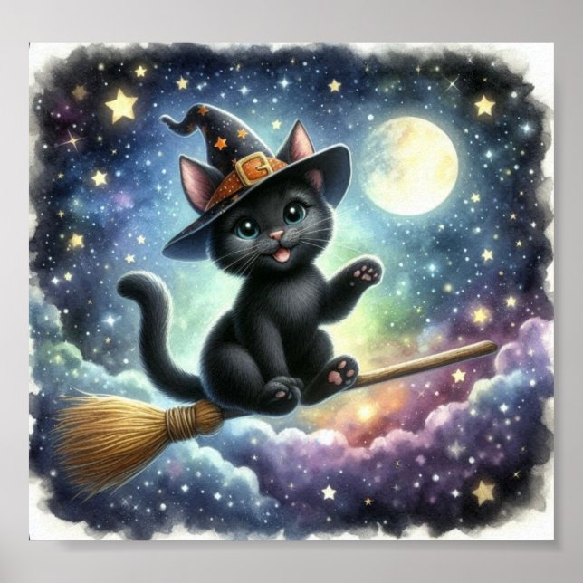 Poster WitchyCat (Frente)
