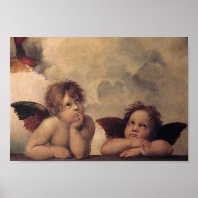 Poster with angels painting (Frente)