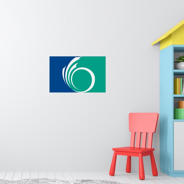 Poster with Flag of Ottawa, Canada (Berçário 1)