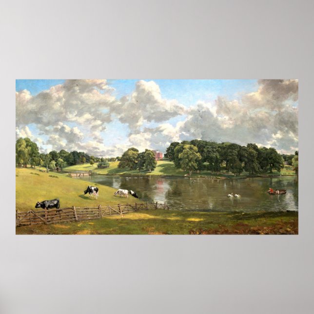 Poster Wivenhoe Park, Essex - John Constable Fine Art (Frente)