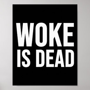 Poster Woke Está Morto