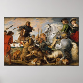 Poster Wolf and Fox Hunt