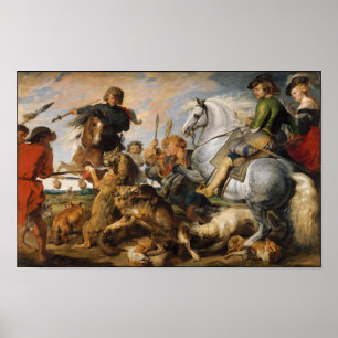Poster Wolf and Fox Hunt