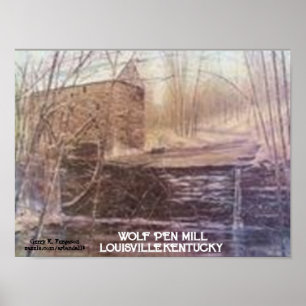 POSTER WOLF CANETA MILL