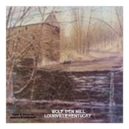 PÔSTER WOLF CANETA MILL