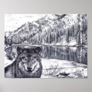 Poster Wolf e Lake