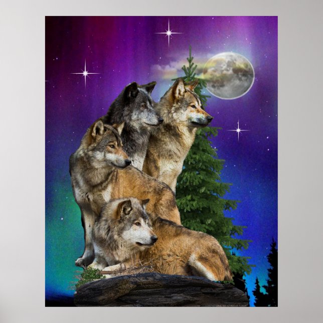 Poster Wolf e Moon (Frente)