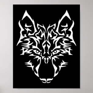 Poster Wolf I Predator Mystic Dog Tattoo Gift