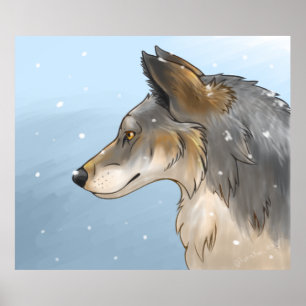 Poster Wolf Northwestern