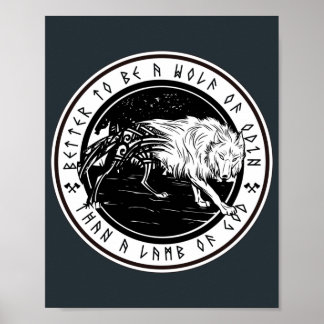 Poster Wolf Of Odin