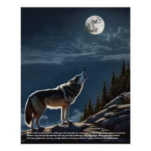 Pôster Wolf Symbolismo
