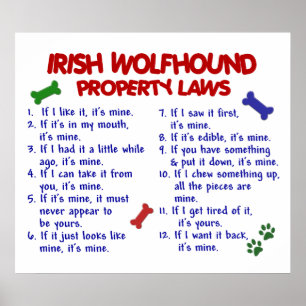 PÔSTER WOLFHOUND IRLANDÊS PL2