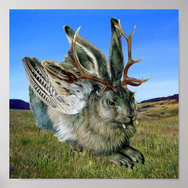 Poster Wolpertinger (Frente)