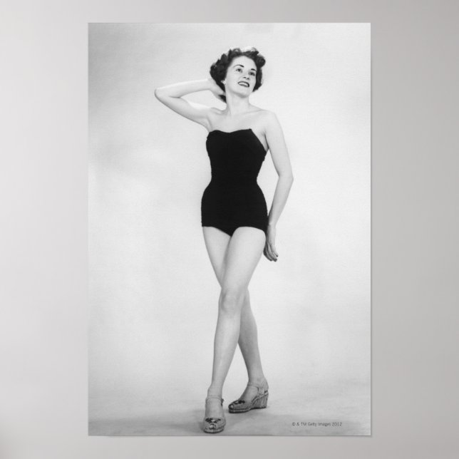 Pôster Woman in Black Corset (Frente)