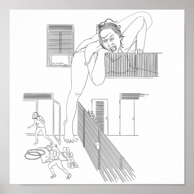 Poster Woman on the warpath (Frente)