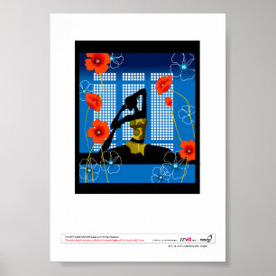 Pôster Woman practicing yoga