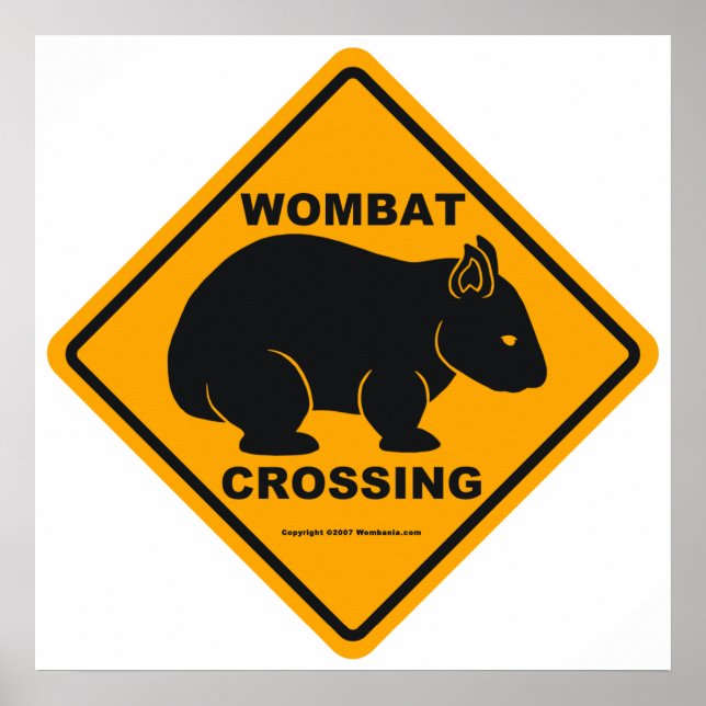 Poster Wombat Crosign (Frente)