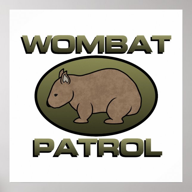 Pôster Wombat Patrol II (Frente)