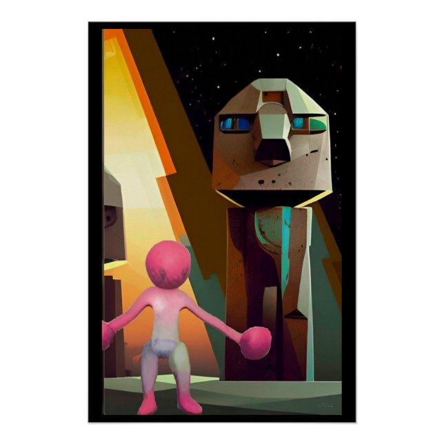 Pôster Wombo and the Mystic Sentry (Frente)