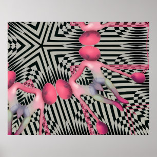 Poster Wombo Sinalizador da Independência Surrealismo