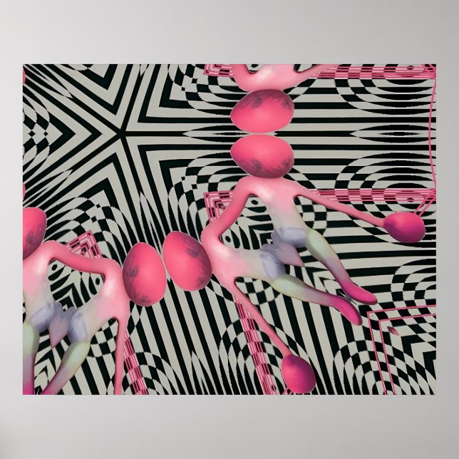 Poster Wombo Sinalizador da Independência Surrealismo (Frente)