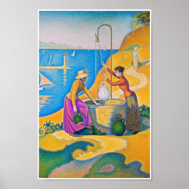 Poster Women at the Well, Signac (Frente)