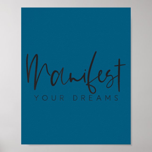 Poster Women Entrepreneur Manifest Your Dreams Trendy Top (Frente)