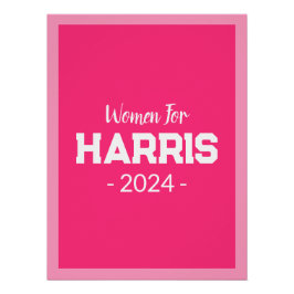 Pôster Women For Harris 2024