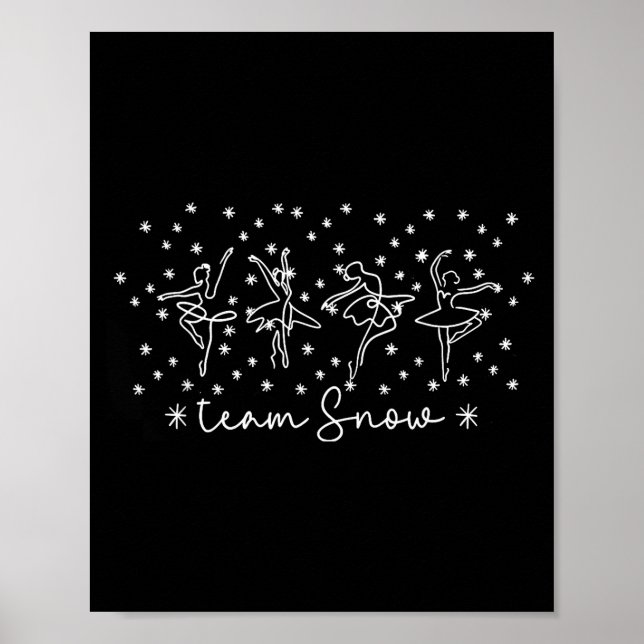 Poster Women Team Snow Corps Nutcracker Season Christmas  (Frente)