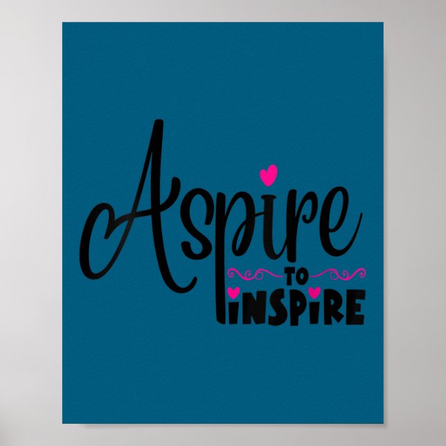 Poster Womens Asre To Insre Sitive Motivational Gift Tee  (Frente)