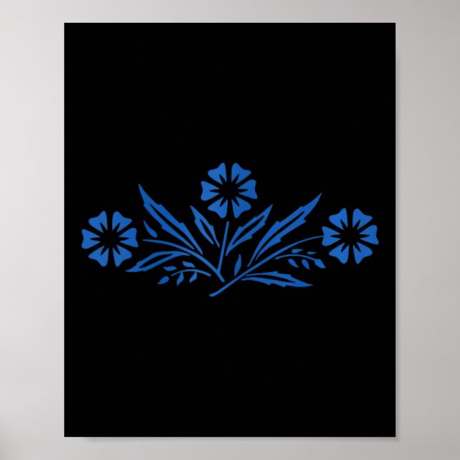 Poster Womens Cornflower Blue (Frente)